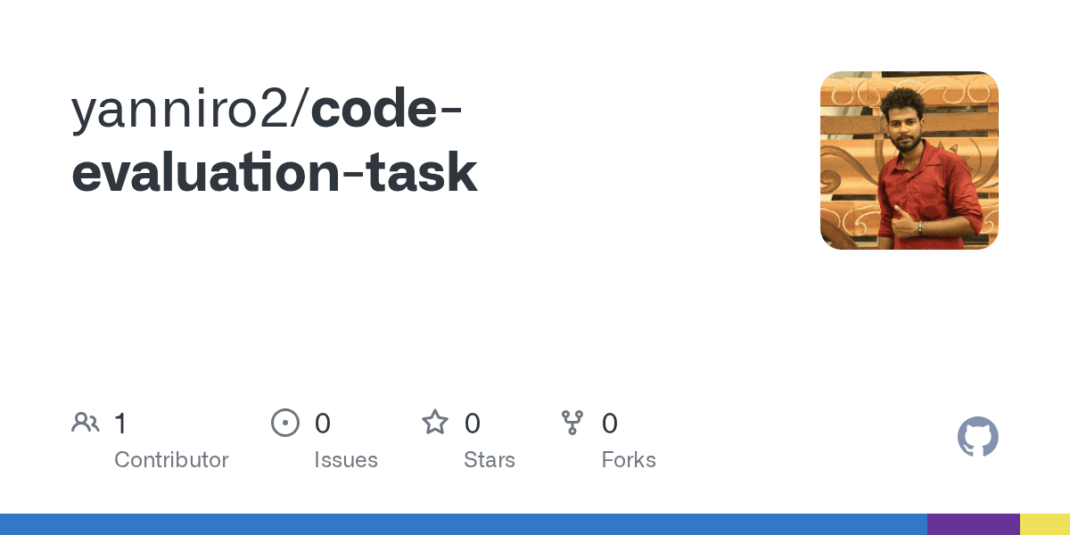Code Evaluation Task project preview